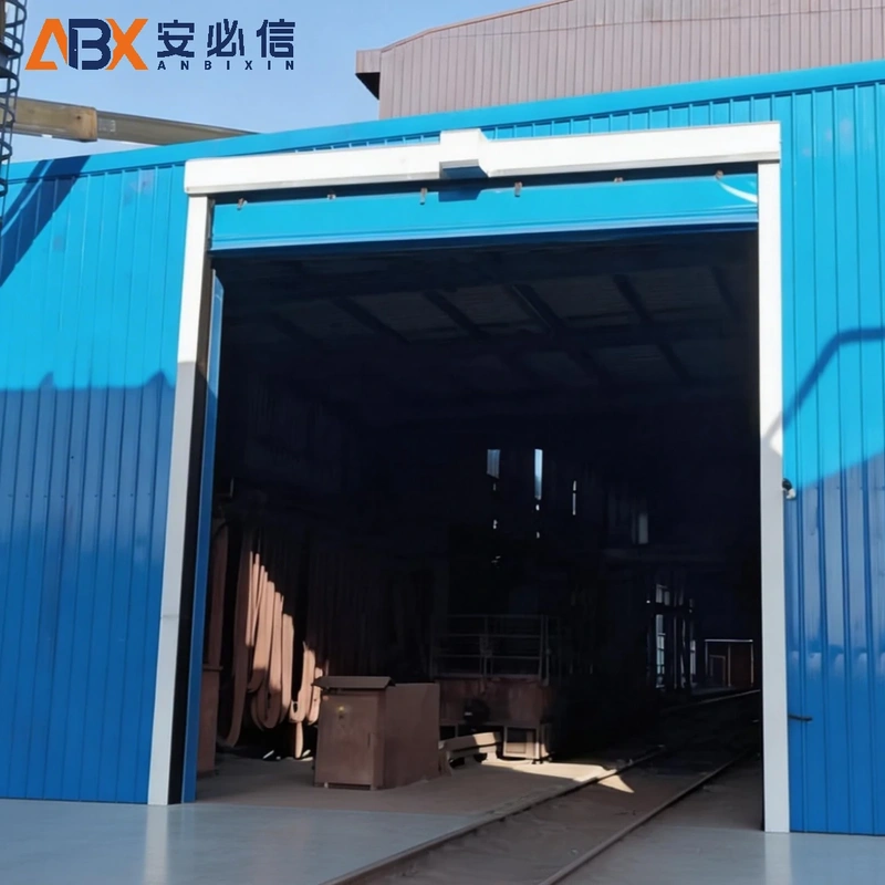 沧州市软帘堆积门
